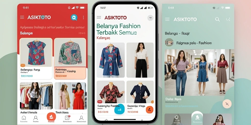 Tampilan antarmuka ASIKTOTO yang intuitif dan menarik.