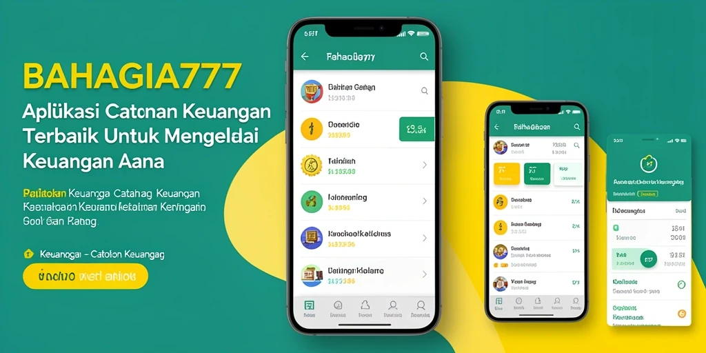 Tampilan antarmuka BAHAGIA777 yang rapi dan fungsional untuk Catatan Keuangan.