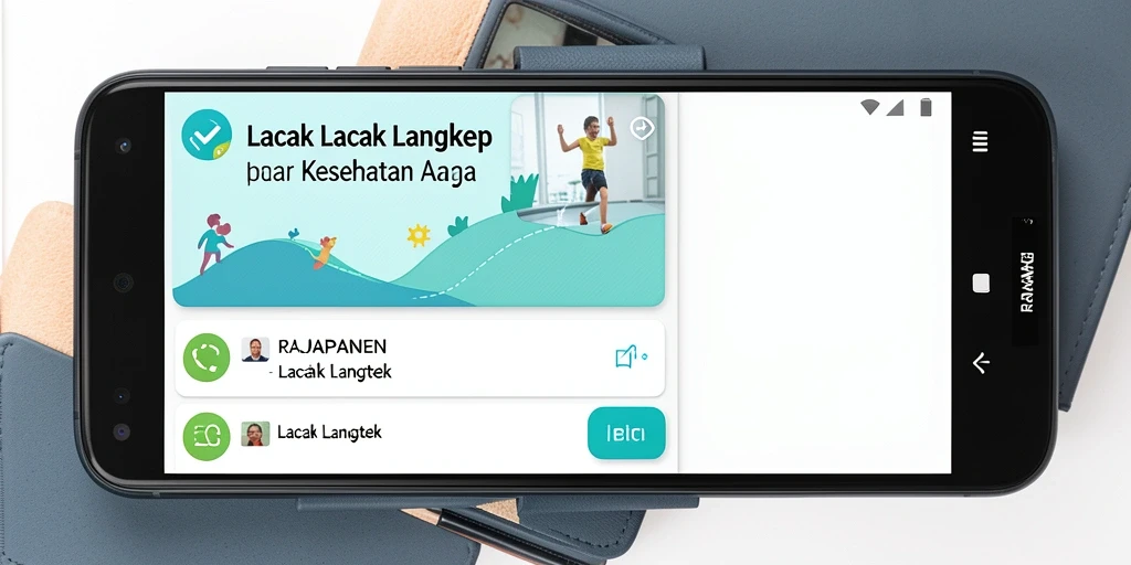 Antarmuka utama RAJAPANEN menunjukkan pelacakan langkah dengan jelas.
