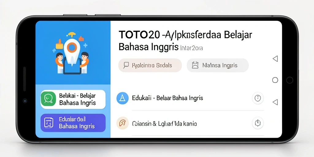 Antarmuka TOTO20 yang menarik untuk Belajar Bahasa Inggris