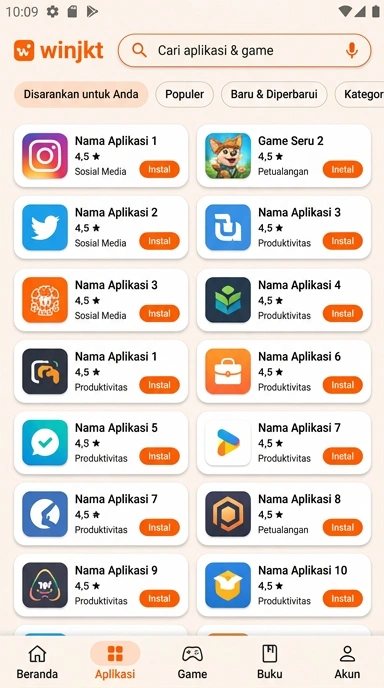 Akses Mudah ke Aplikasi Populer | winjkt