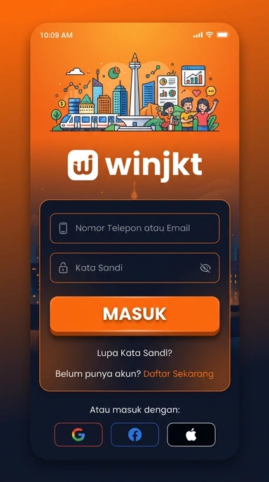 Masuk Akun Winjkt untuk Pengguna Android
